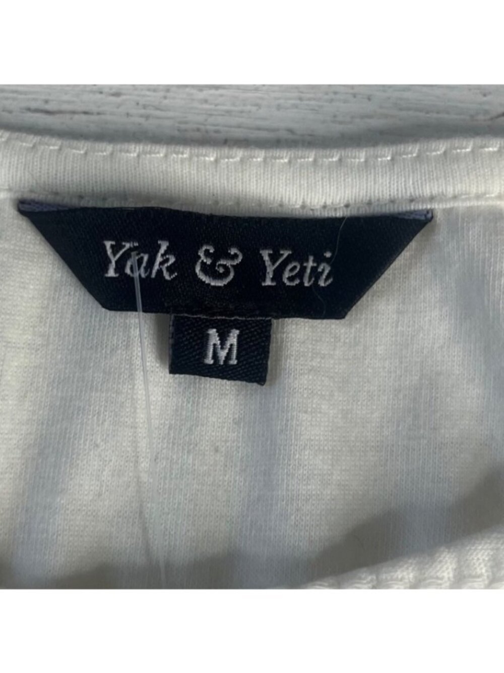 Yak & Yeti Sleeveless Cotton Dress Pockets Medium White New - Picture 5 of 8